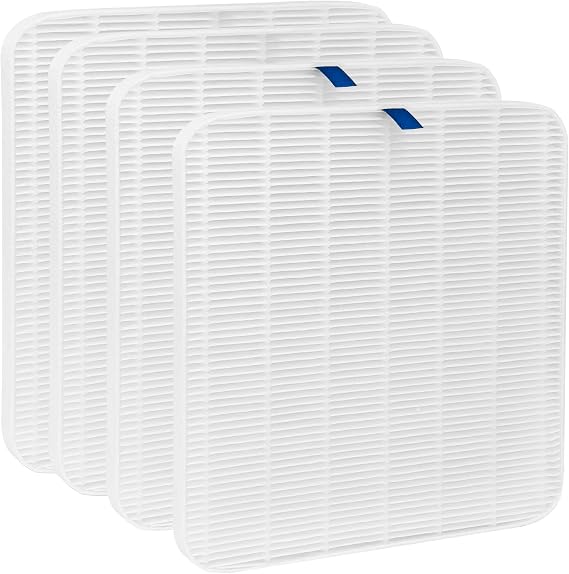 Replacement Filter Compatible with Larina nail dust collector For Makartt X11 Nail Dust Collector Replacement Filter.(4Pack)