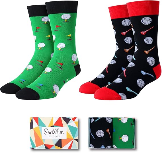 Gifts for Teeth Dentist - Men Funny Dental Teeth Doctor Medical Golf Socks