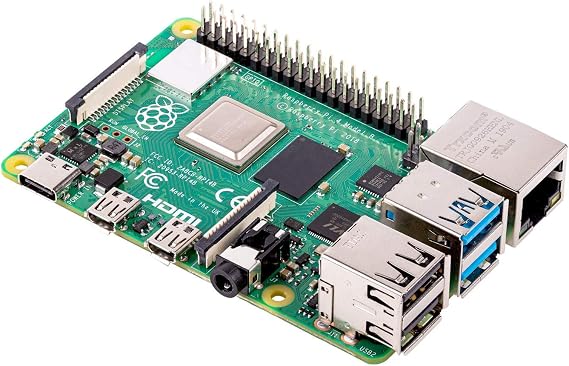 Raspberry Pi 4, Pi 4 ARM-Cortex-A72 4X 1,50GHz, Raspberry Pi 4GB Board, WLAN-ac, Bluetooth 5, 4X USB, 2X Micro-HDMI, Raspberry Pi 4 Modell B 4GB RAM