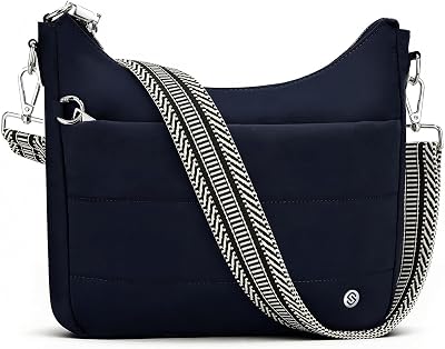 Anti Theft Crossbody Purse Hobo Crossbody Bags for Women, Quilted Puffer Bag Slouchy Built-in Wallet & RFID Blocking