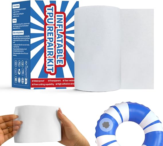 Inflatable Repair Patch Kit, Bounce House Repair Kit, TPU Repair Tape-7ft