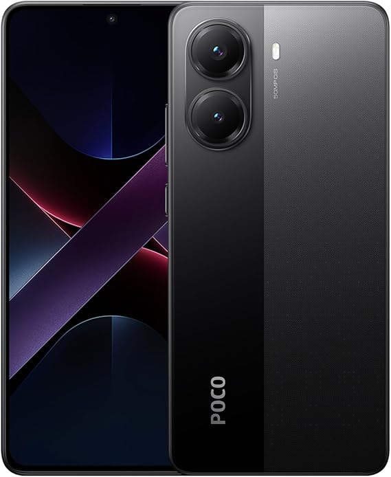 Xiaomi POCO X7 Pro 8GB + 256GB Sim-Free Smartphone, 90W Hypercharge, 120Hz, AMOLED Display, IP68 Dustproof, Waterproof, Compatible with Docomo/au/SoftBank/Rakuten Mobile Lines, Black
