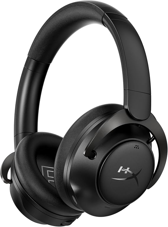 HyperX Cloud Mix 2 Dual Wireless Over-Ear Headphones with ANC, 2,4GHz dongle, Bluetooth 5.3, PC, PS5, Nintendo Switch, Steam Deck, Mobile, USB-C Black