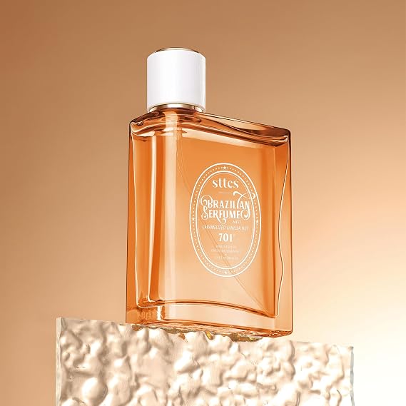 Sttes Perfume 701# (Caramel Vanilla Macadamia Nut) - Eau de Perfume 100ml (3.4fl oz) Amber Gourmet Tune (Caramel Vanilla + Roasted Macadamia Nuts)