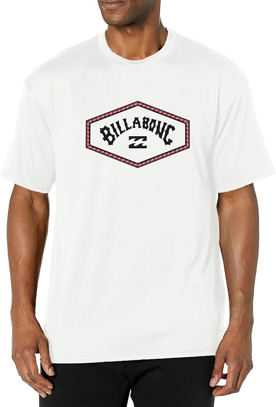 Billabong Rash Guard for Men UPF 50+ Big and Tall Swim Long & Short Sleeve Shirt