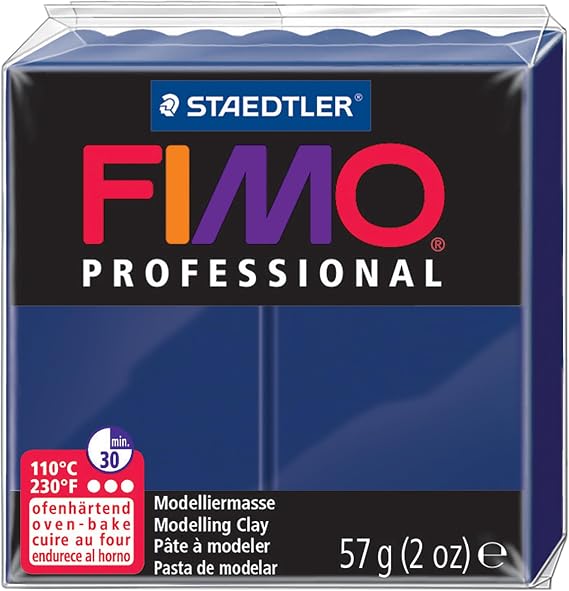Staedtler Fimo Professional Oven Hardening Modelling Clay, 57G, Navy Blue
