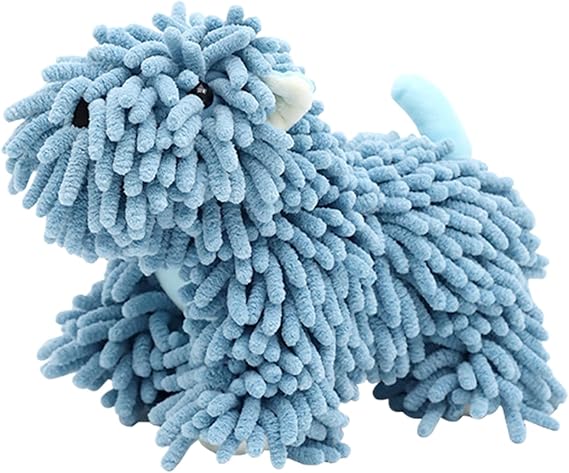 Chenille Fuzzy Towel Balls,Soft Absorbent Cute Puppy Chenille Hand Towel for Bathroom Kitchen