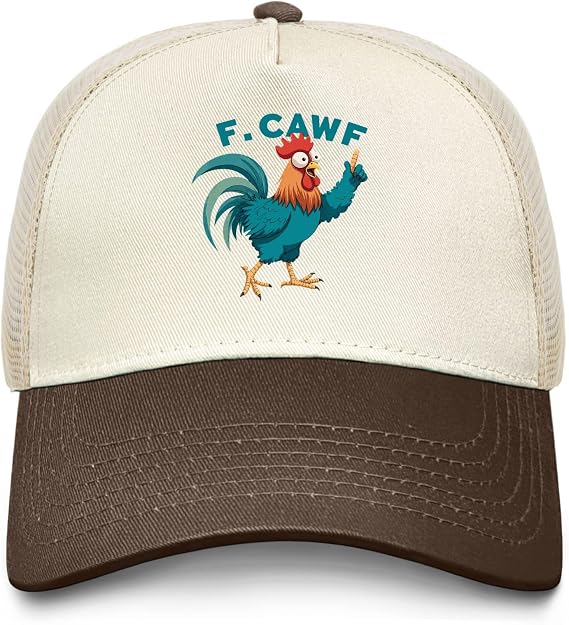 F CAWF Hat Funny Trucker Hats Women Dad Hat Funny Gifts