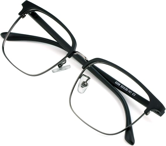 VisionGlobal Blue Light Blocking Glasses for Computer Reading, Anti Glare Lenses Help Reduce Eye Strain and Fatigue