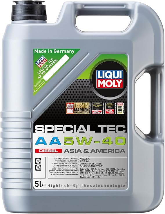 LIQUI MOLY Special Tec AA SAE 5W-40 Diesel | 5 L | Fully synthetic engine oil | SKU: 20426