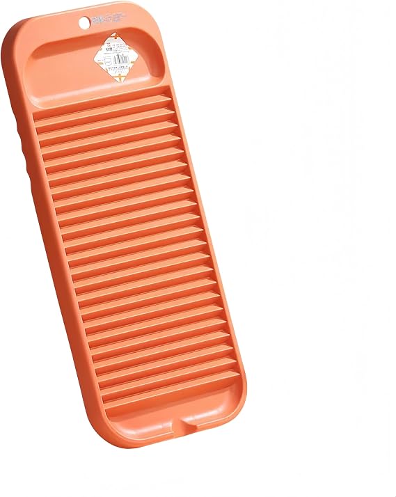 Washboard for Hand Washing Clothes, Plastic Laundry Board
