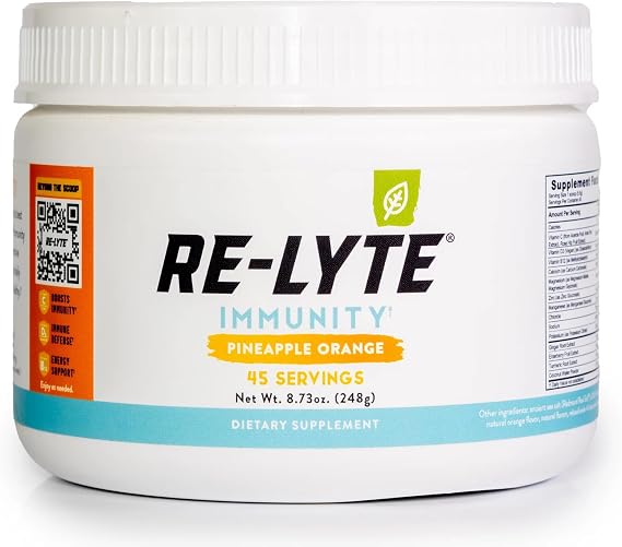 REDMOND Re-Lyte Immunity, Multivitamin Supplement Mix (Pinapple Orange)