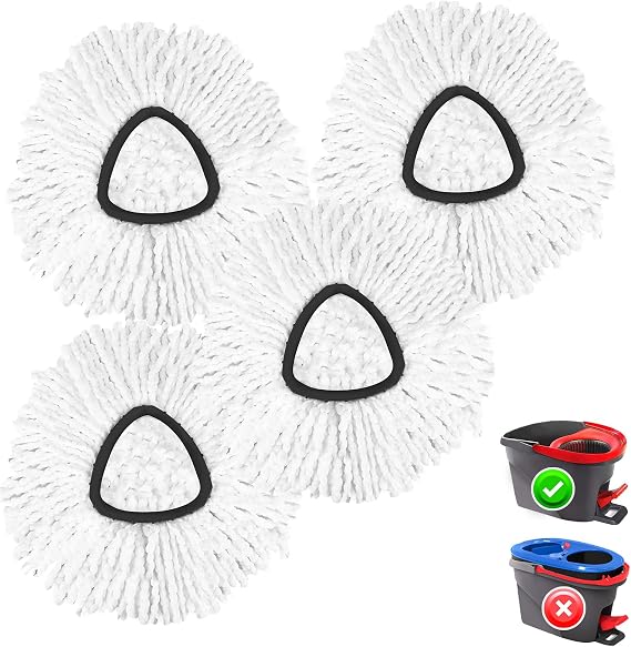Spin Mop Replacement Head Spin Mop Refills for O Ceda EasyWring 1-Tank