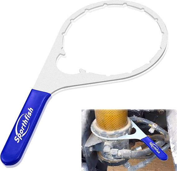 Colar/Vent Cap Fuel Filter Wrench Metal for 380134 382 Compatible with Detroit Diesel Truck Cummins Engines with 6 inch Inner Diameter