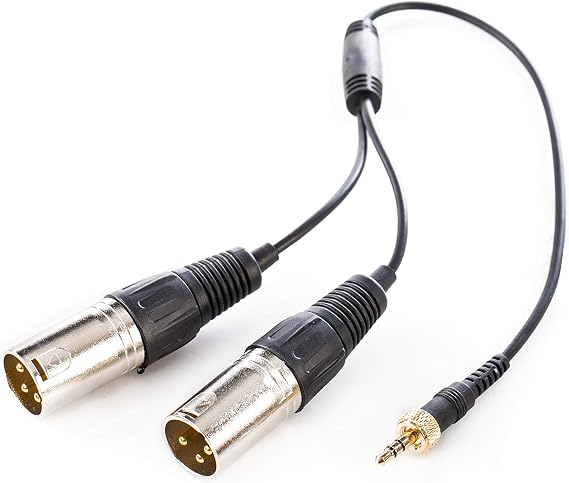 Saramonic SR-UM10-CC1 Microphone Cable Convertor for UwMic9, UwMic10 & UwMic15 Wireless Microphone Systems and Dual-XLR Input
