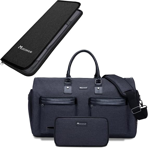 Modoker Convertible Garment Duffel Bag and Tie Case Bag
