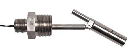 Madison M5900 Stainless Steel Side Mounted Liquid Level Float Switch, 30 VA SPST, 1" x 1/2" NPT Male, 300 psig Pressure