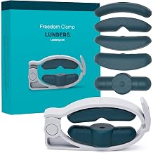 LUNDERG Freedom Clamp - The Most Advanced Incontinence Clamp for Men with Innovative Pro Hinge for Top Down Pressure and 5 Different Fittings for Superior Adjustment - Incontinence Products for Men