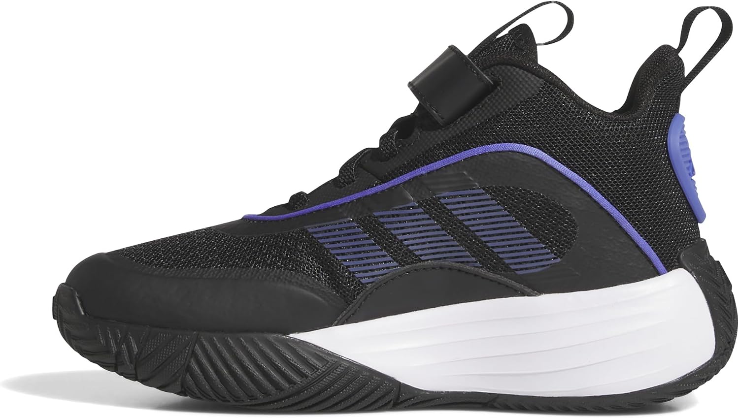 adidas Unisex-Child Own The Game 3.0 Mid Top Elastic Lace & Strap Basketball