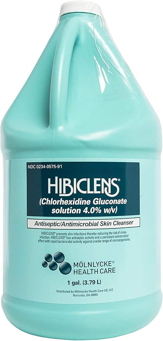 Hibiclens Antimicrobial and Antiseptic Soap and Skin Cleanser 1 Gallon for Home and Hospital 4% CHG