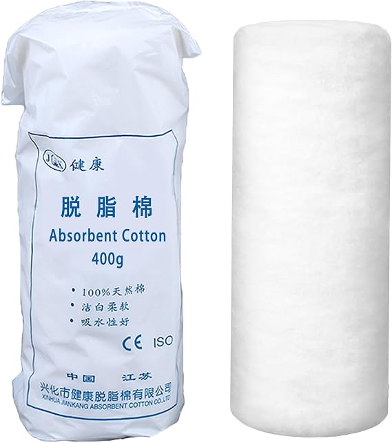 400g White Pure Cotton Roll, Absorb Well, Super Soft,Multipurpose for Makeup Removal,Wound Care,Applying Lotion or Powder,Nail Polish, Beauty Baby Care Pure Cotton Rolls,for Everyday Household Use