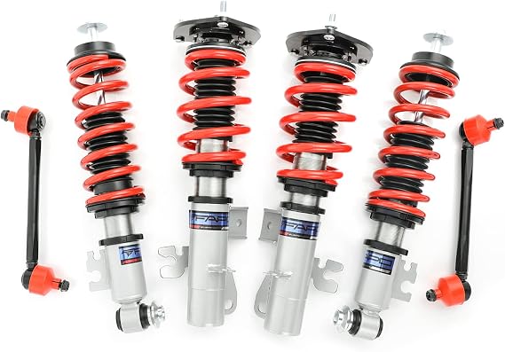FAPO Coilover for Mini Cooper Hatch R55/R56 2006-2013, for Mini Convertible R57 2009-2015 Adjustable Height Mono-Tube Suspension Lowering Kit