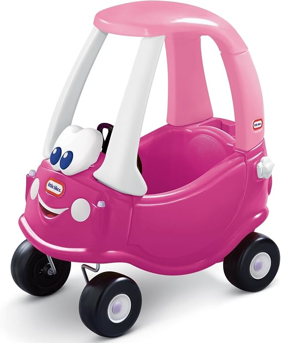 Little Tikes 630750 Cozy Coupe Rosy Ride-On Toy-Toddler Car Push and Buggy Includes Working Doors, Steering Wheel, Horn, Gas Cap, Ignition Switch-for Boys and Girls Active Play