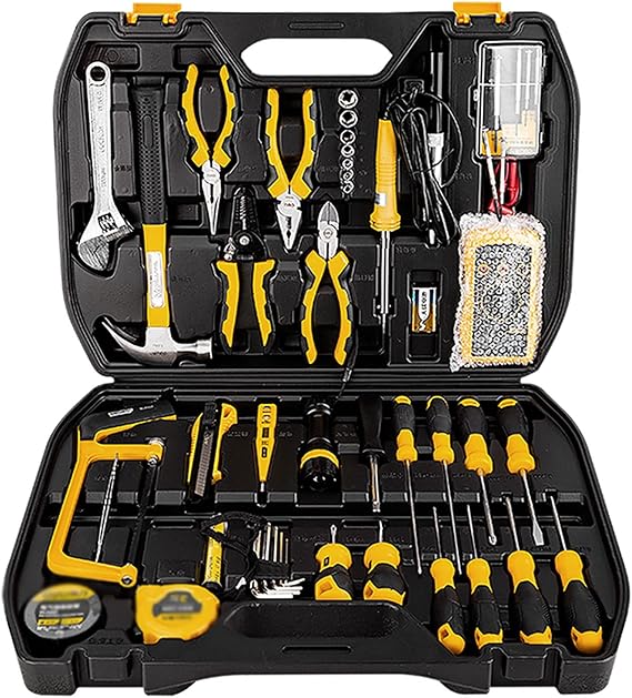Tool Set 42-Piece Tool Telecommunications Set Household Electrician Repair Kit Electronic Hardware Portable Tool Box with Multimeter Tools Kit