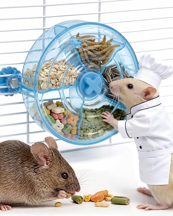 Rotating Rat Foraging Toy, Boosts Mental & Digestive Health