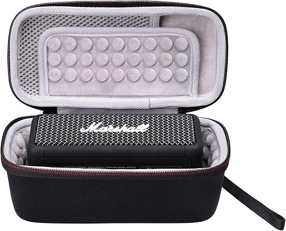 LTGEM EVA Hard Case for Marshall Emberton III/II Portable Bluetooth Speaker | Protective Carrying Storage Bag