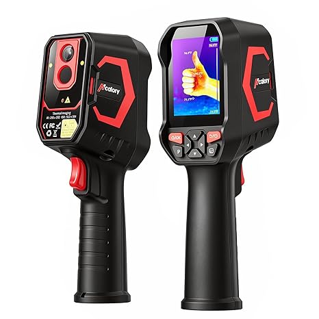 Hcalory T2-G 3.5" Thermal Camera 512*384 TISR Resolution Handheld Thermal Imager 6-Hour Battery Life with Video Recording and Wireless Connection Supported -4F~1022F Infrared Imager with PC Software