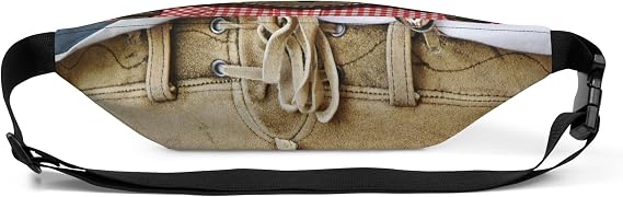 Funny Lederhosen Oktoberfest German Costume Fanny Pack