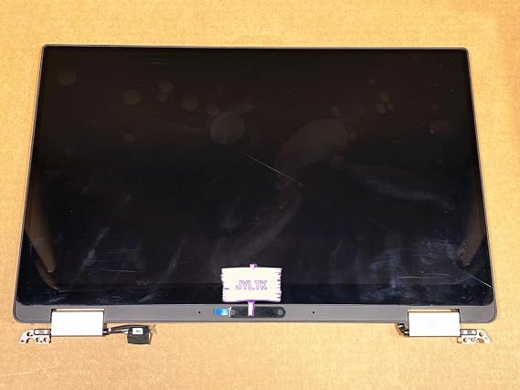 13.3" FHD LCD Touch Screen Replacement Display Complete Assembly for Dell XPS 13 9365 2-in-1 P71G (Silver)