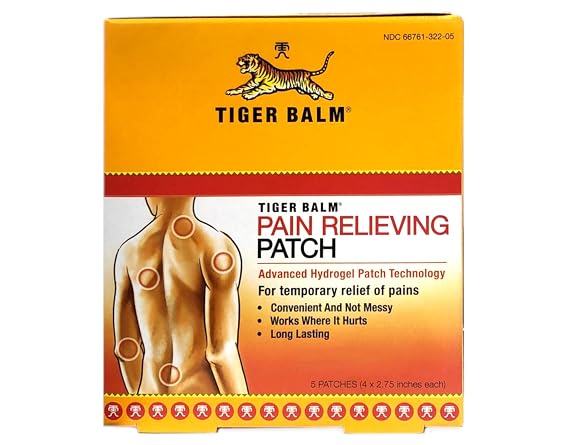 Tiger Balm Patch (1 Box of 5 Patches)