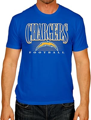 Team Fan Apparel NFL Adult Overtime Blueprint Tag-Less T-Shirt, Unisex Football Tee, Soft Comfortable Cotton, Retro Vintage