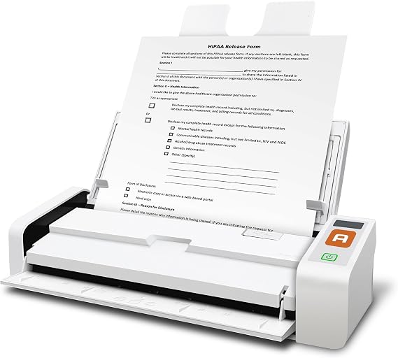 Ambir nScan 700gt-AS Hybrid Duplex Document Scanner for Windows PC