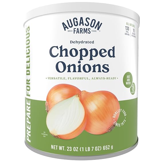 Augason Farms Dehydrated Chopped Onions Can
