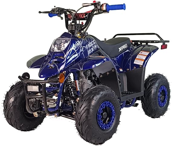 X-PRO Eagle 110cc ATV Quad 110cc 4 Wheeler ATVs,Spider Blue