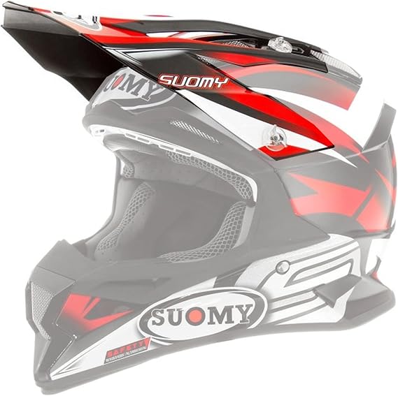 Suomy KAAL0F04 Helmet Visor (Bike Red)