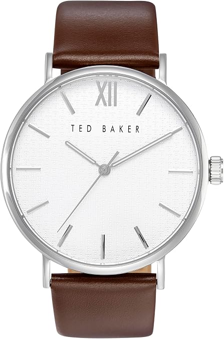 Ted Baker Phylipa Gents Brown Leather Strap Watch (Model: BKPPGS2159I)