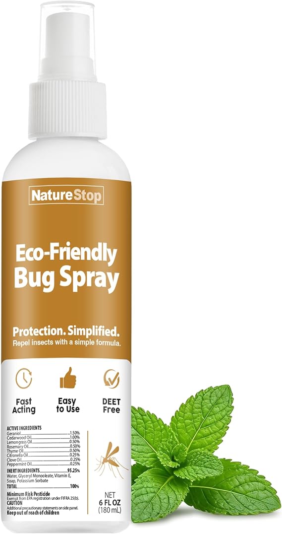 NatureStop Eco-Friendly Bug Spray (6oz)