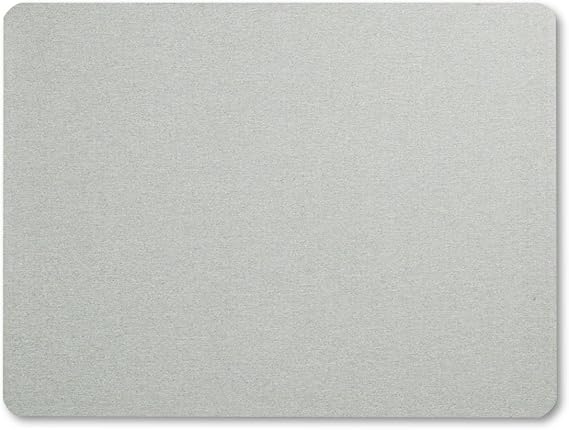 Quartet Bulletin Board 48"W x 36"H Fabric Cork Board Alternative for Office School or Home Decor, Gray (7684G)
