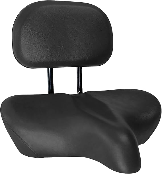 sixthreezero Bike Seat, Comfortable Bicycle Saddle Extra Large Wide Super Duper Max Cushion Comfort Seat for Men and Women