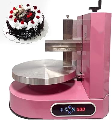 Automatic Pastry Straightener,Scraper,and Pastry Coating Straightener Save Time,Effort,and High Efficiency,Making Pastries Smooth and Beautiful,Pink