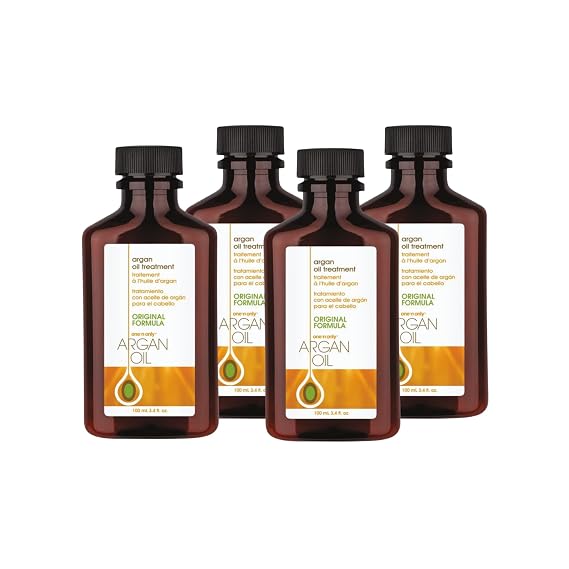 One 'n Only Argan Oil Hair Treatment, Frizz Control Serum, 3.4 oz, 4 Pack