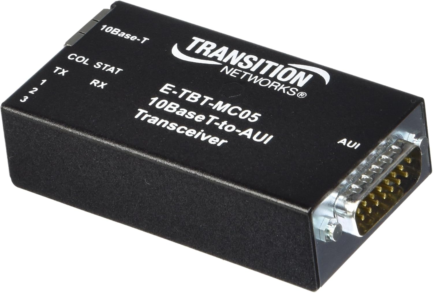 TRANSITION NETWORKS Enet to Aui Converter 10B5 Aui to 10BT