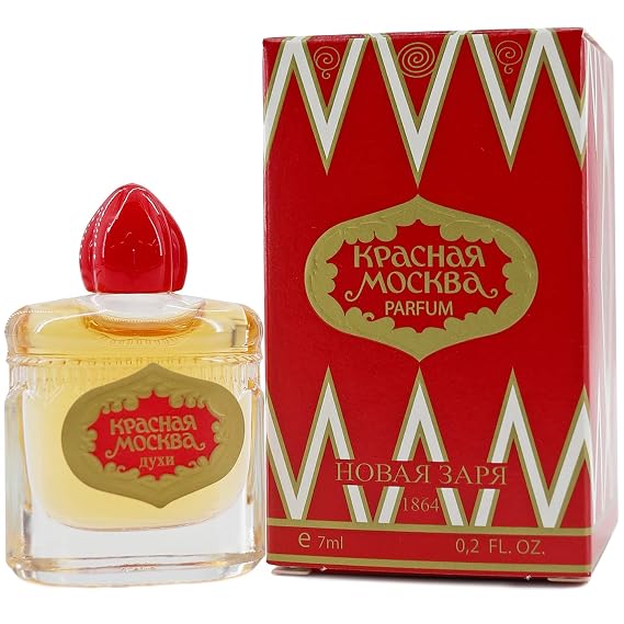 Krasnaya Moskva Red Moscow Perfume Glass Bottle US Imported Seller Moscou Rouge 7ml - .2 fl oz - Floral Scents - Best Gift for Her