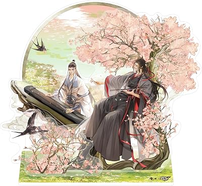 YJacuing Grandmaster of Demonic Cultivation: Mo Dao Zu Shi Acrylic Stand, Officially Licensed Collectible The Untamed Wei Wuxian LAN Wangji Figure Spring