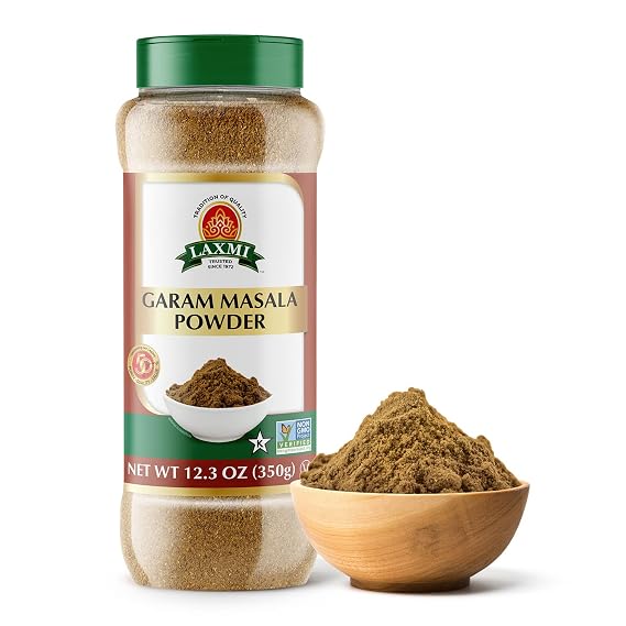 Laxmi Brand House of Spices, Garam Masala Powder, Bulk Spices, Non GMO, All Natural, Vegan, Product of India (12oz, Garam Masala)