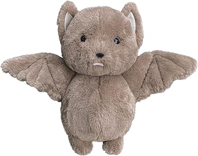 Cuddly Big Soft Toys Plush Realistic Bat Halloween Stuffed Animals Toy Doll, 12 Bat Plushie Toys Best Birthday Christmas Anniversary Fiesta Party Classroom Prizes Gifts for Adults Kids Baby Toys